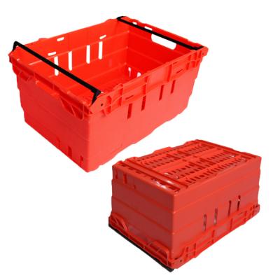 China Mesh Plastic crates manufacturing colorful crate apple crates for sale