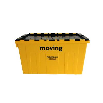 China Stackable 600x400 Plastic Moving Plastic Moving Boxes Factory Export Moving Plastic Boxes for sale