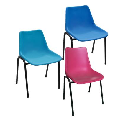 China Stackable Plastic Stackable Chair Colored Children Chair Small School Chair for sale