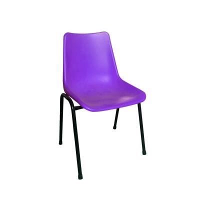 China Comfortable PP Plastic Stacking Chairs Transparent Plastic Chairs Plastic Swivel Chair for sale