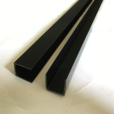 China Pvc Or Other Best Price Customized OEM U Profile C Channel Plastic U Shaped Plastic Extrusion Profile for sale