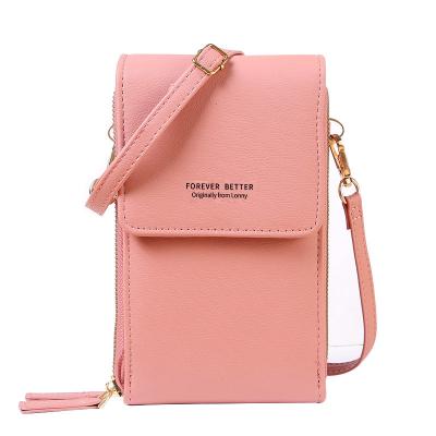 China Fashion Hot Selling Fashion Transparent Women's Multifunctional Cross Screen Women's Mini Mobile Phone Bags For Body Bag Shoulder Bags Girls for sale