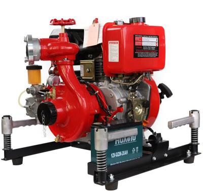 China Top Quality Commercial Buildings Fire Protection Device 15 Hp Diesel Engine Portable Fire Fighting Pump For Boat for sale