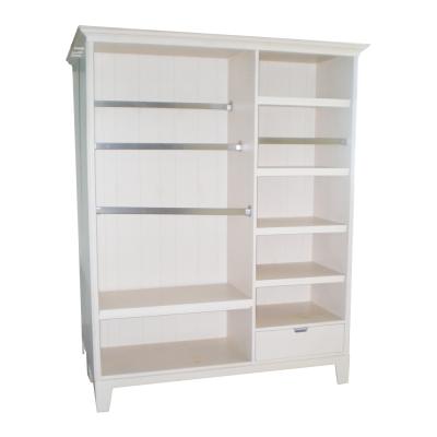 China Goods Made In China Customized Durable Store Offered Wooden Clothes Storage Cabinet for sale