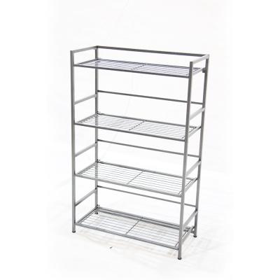 China Viable Wholesales Storage Rack Shelf Metal 4 Tier Storage Shelves For Home And Kitchen for sale