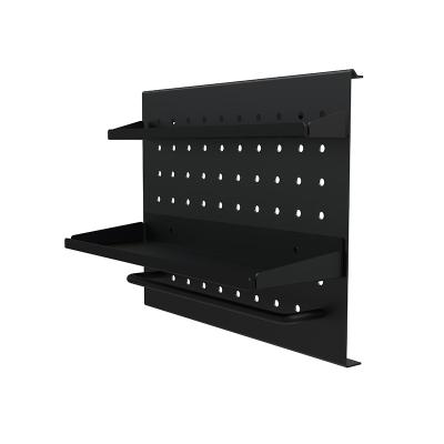 China Workable Shelf Bathroom Wall Storage Rack Aluminum Alloy Wall Rack Knife Holder Corner Rack for sale