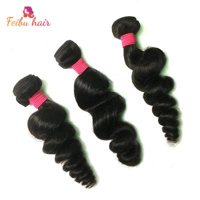 China Loose Wave Fashion Deep Wave Virgin Human Hair Virgin Hair No Chemical Unprocessed Brazilian Hair Bundles for sale