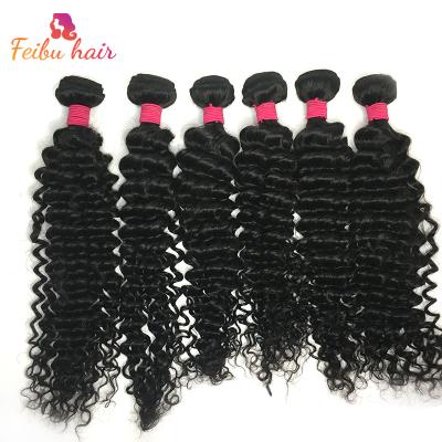 China Cheap Deep Wave Brazilian Human Hair 10A Brazilian Wave Hair Grade No Chemical Unprocessed Brazilian Hair Bundles for sale