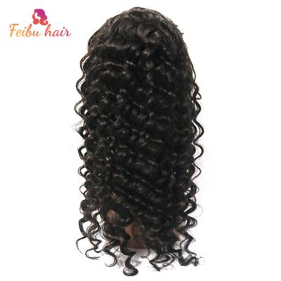 China Raw Virgin Human Hair Remy Virgin Hair 13x4 Brown Medium Deep Loose Inexpensive Loose Lace Front Wigs Pre Plucked Natural Hair Ex for sale