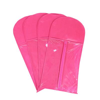 China Dust Proof Non Woven Hair Storage Wig Storage Bag With Hanger Dustproof Packaging For Wigs for sale