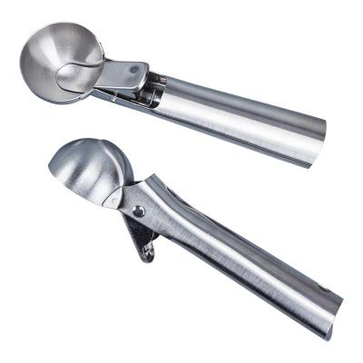 China Viable Ice Cream Tools Ice Cream Ball Maker Yogurt Cookie Spoon Stainless Steel Ice Cream Scoop for sale