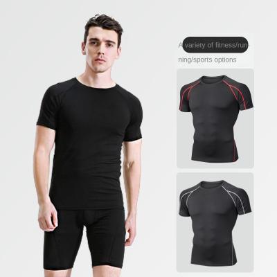 China Good Selling Summer Gym Fitness Shorts QUICK DRY Sleeve Top for sale