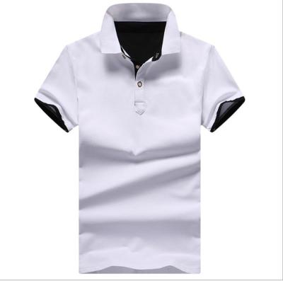 China New Summer Men'sPoloShirt Color Cotton Shorts Sheer Sleeve QUICK DRY for sale