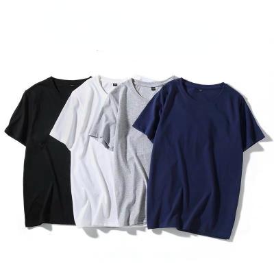 China QUICK DRY XXL Plus Size T Shirts Anti Shrink Short Sleeve Comfortable Shape T-Shirts for sale