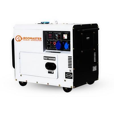 China 5kw 6kw 7kw 8kw Generator diesel portable Silent Electric diesel generators DG7500SE for sale