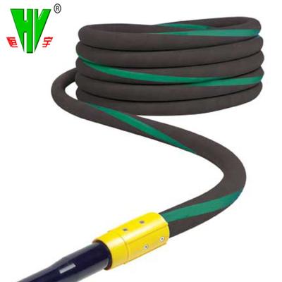 China Canvas Rubber Hose Abrasion Resistant Cover Sandblasting Hose for sale