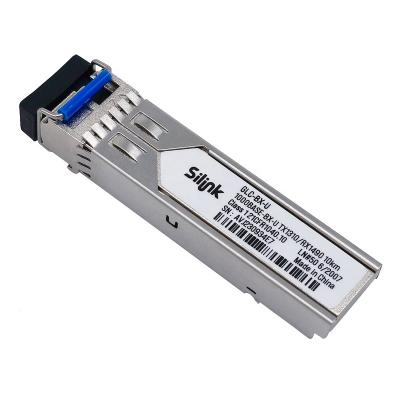 China Compatible Cisco GLC-BX-U 1000BASE-BX-U BiDi SFP TX1310nm/RX1490nm 10km FTTH FTTX Network DOM LC SMF Transceiver Module for sale