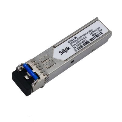 China Compatible FTTH FTTX Network Cisco GLC-ZX-SMD 1000BASE-ZX SFP 1550nm 80km Transceiver for sale