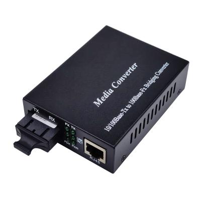 China FTTH FTTB FTTC 10/100Base-TX Fiber Optic Media Converter 100Base-FX Multimode / Single Mode to Dual Mode for sale