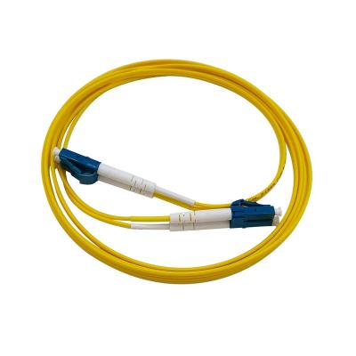 China FTTH FTTX LC SC FC ST fiber jumper OS2 9/125um duplex single mode fiber optic patch cable cord for sale