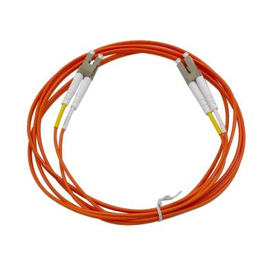 China Telecom Network LC-LC UPC 50/125um 2.0mm OM2 OM3 Multimode Duplex Fiber Jumper for sale