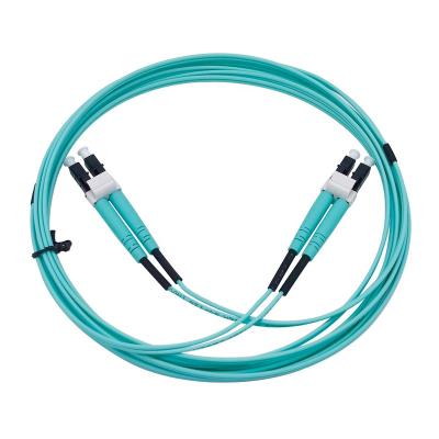 China Telecom Network LC Panduit OM4 Duplex Multimode Fiber Jumper 50/125um LSZH 1.6mm LC-LC Fiber Optic Patch Cord for sale