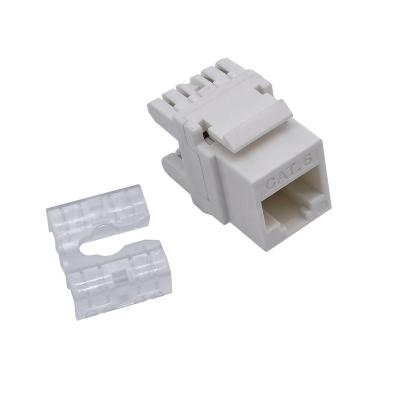 China Telecommunication short type UTP 8P8C RJ45 Cat5e Cat6 Keystone Jack 180 degree for patch panels or wall outlet for sale