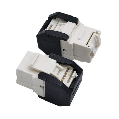 China Telecom Communication Toolless 3M Cat 6 UTP Jack 180 Modular Keystone UTP RJ45 Cat6 Jack for sale