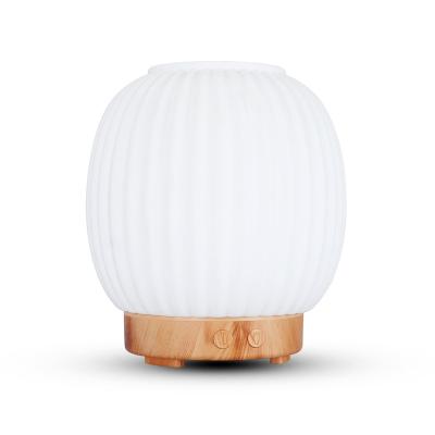 China Ultrasonic Shape Cool Lantern Humidifier 7 Colors Led Lightweight Essential Oil Ceramic Aroma Diffuser for sale