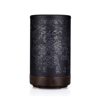 China 2023 Cool Wrought Iron Diffuser Material 7 Colors Lights Iron Metal Scent Diffusers for sale