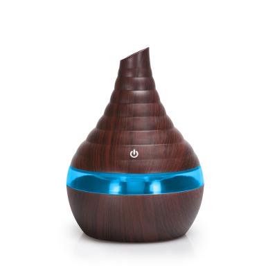 China Best New Product Humidifier MINI Diffuser USB Humidifier 2022 Grain Wood Cool Humidifier Fast Delivery for Dry Skin for sale