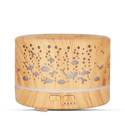 China 500ML Aromatherapy Diffuser Fresh Air Diffusor Scent Ultrasonic Essential Oil Diffuser With Remote Control for sale