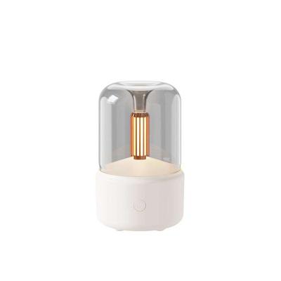 China Newest Ultrasonic Colors Changeable LED Candle Glow Oil, Portable Humidifier Usb Car Flame Aroma Diffuser for sale