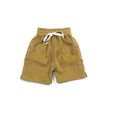 China Anti-pilling Kids Shorts Baby Boutique Corduroy Winter Baby Harem Cotton Shorts With Pockets for sale