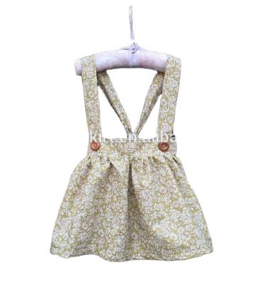 China Late Summer Breathable Bubble Skirt Babies Spaghetti Strap Dress Patterns For Girls for sale