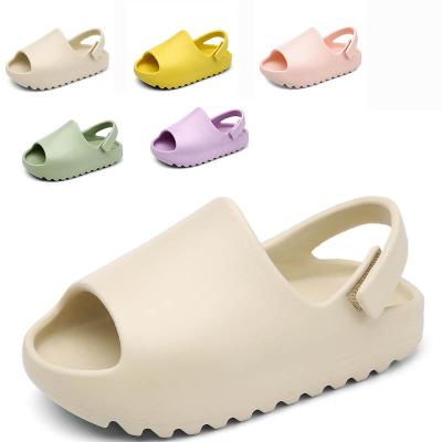 China 2021 Hot Selling Deodorization Soft Bottom Baby Slides Sandal Shoes Baby Slippers Beach Pool Water Flats for sale