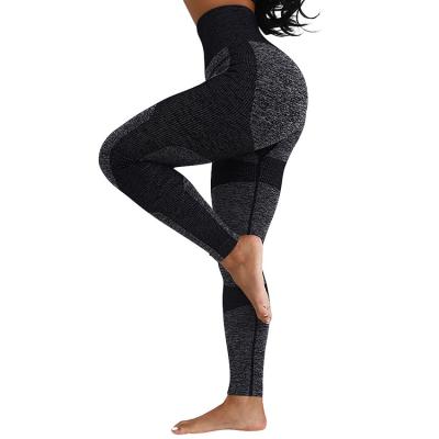 China New Antibacterial Winter Seamless Slim Yoga Pants Sports Fitness Hips Yoga Gaiters For Women for sale