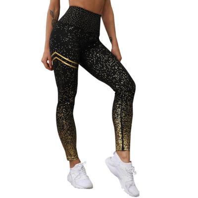 China Fashion Antibacterial Printed Sportswear Yoga Pants Leggings Women Custom Workout Leggings for sale