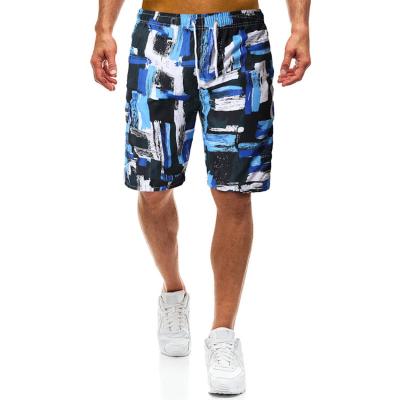 China Latest Breathable Casual Floral Print Hawaiian Swimwear Men Beach Shorts for sale