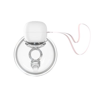 China BPA Free Ianyard Portable Optional Round Shape SinVer-Plated Decorative Pieces Touch Button Long Battery Life Electric Breast Pump for sale