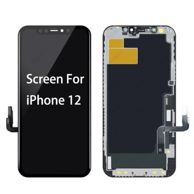 China Factory Wholesale Gesture Operation For iPhone 12 Mobile Show Cell Phone LCD Touch Screen 100% Original Tested for sale