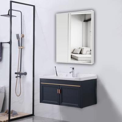 China Lamxon Contemporary Hot Sale Rectangle LED Bathroom Mirror Vanity Mirror for sale