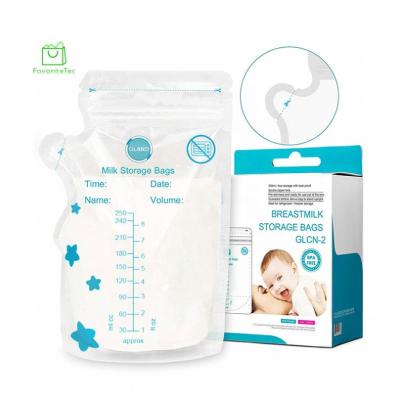 China Wholesale BPA Free Food Holder Zipper Pouch Breastmilk Storage Bag Baby Milk Powder Bag Baby Milk Powder Bag for sale