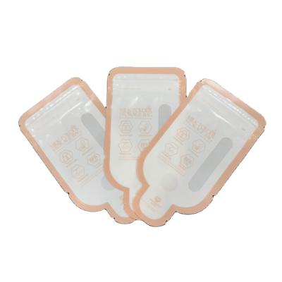 China Breast Milk Factory Price Good Quality Certificated Plastic Double Zipper Breast Milk Storage Packaging Bag for sale