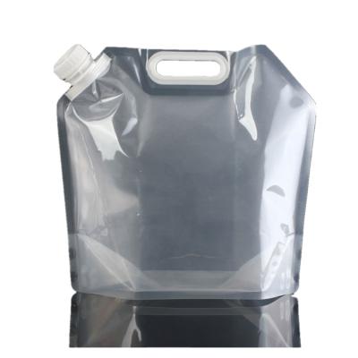 China Moisture Proof Disposable Outdoor Plastic Packaging Bag 3L 5L Water Storage Bag for sale