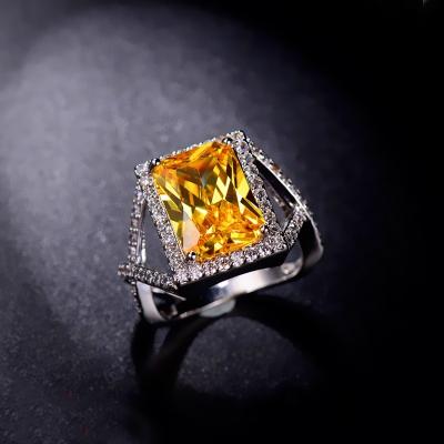 Китай Handmade Eternity Crystal Ring AAA Cz Zircon Ring Engagement Wedding Band Rings for Women Finger Party Jewelry продается