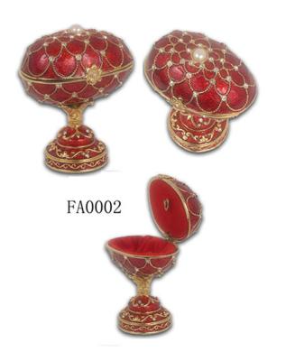 Китай Luxury Faberge Easter Music Eggs Faberge Egg Music box Egg Jewelry Trinket Box Metal Crafts for Home Decor продается