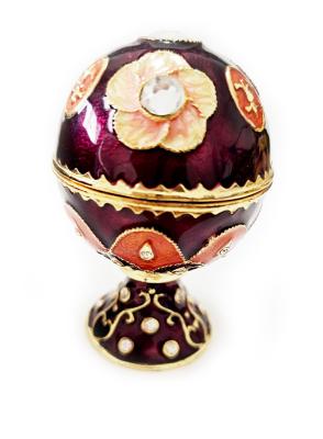 China Faberge Egg Trinket Box Faberge Egg Trinket Box Egg Shaped Jewelry Box for Women Egg Trinket Box Gift Birthday Gifts for sale