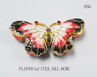 Китай Butterfly jewelry box  box for jewelry wholesales butterfly jeweled enamel trinket box продается