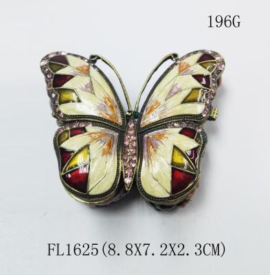 Китай Jewelry Box Metal Butterfly Design Luxury Metal Butterfly Jewelry Box продается